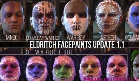 幽浮2MOD Eldritch Facepaints v 1.2（Eldritch面部涂料）