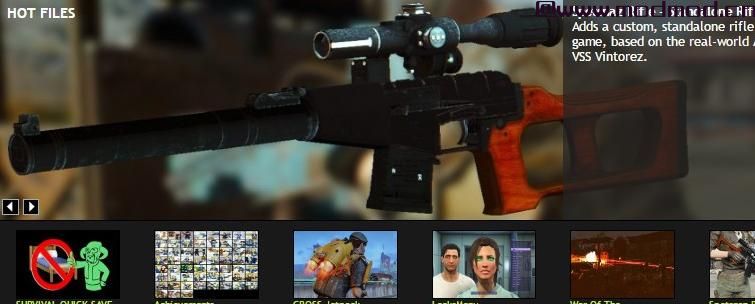 辐射4MOD Spetsnaz Rifle  - 独立步枪