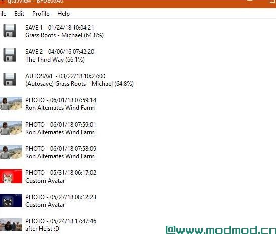 gta5view [GTA V配置文件查看器和编辑器]