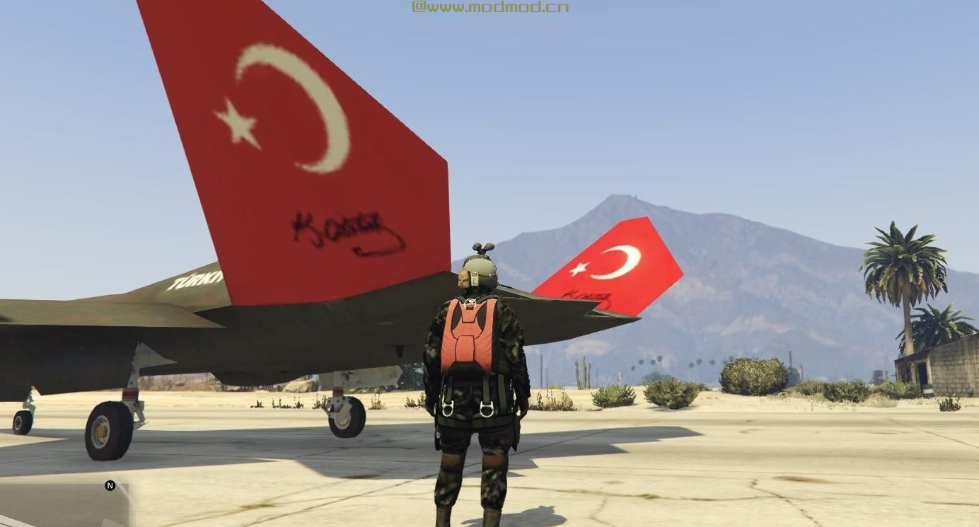 侠盗猎车手5「GTA5」Mod: TürkHavaKuvvetleri YF 23 /土耳其空军YF 23