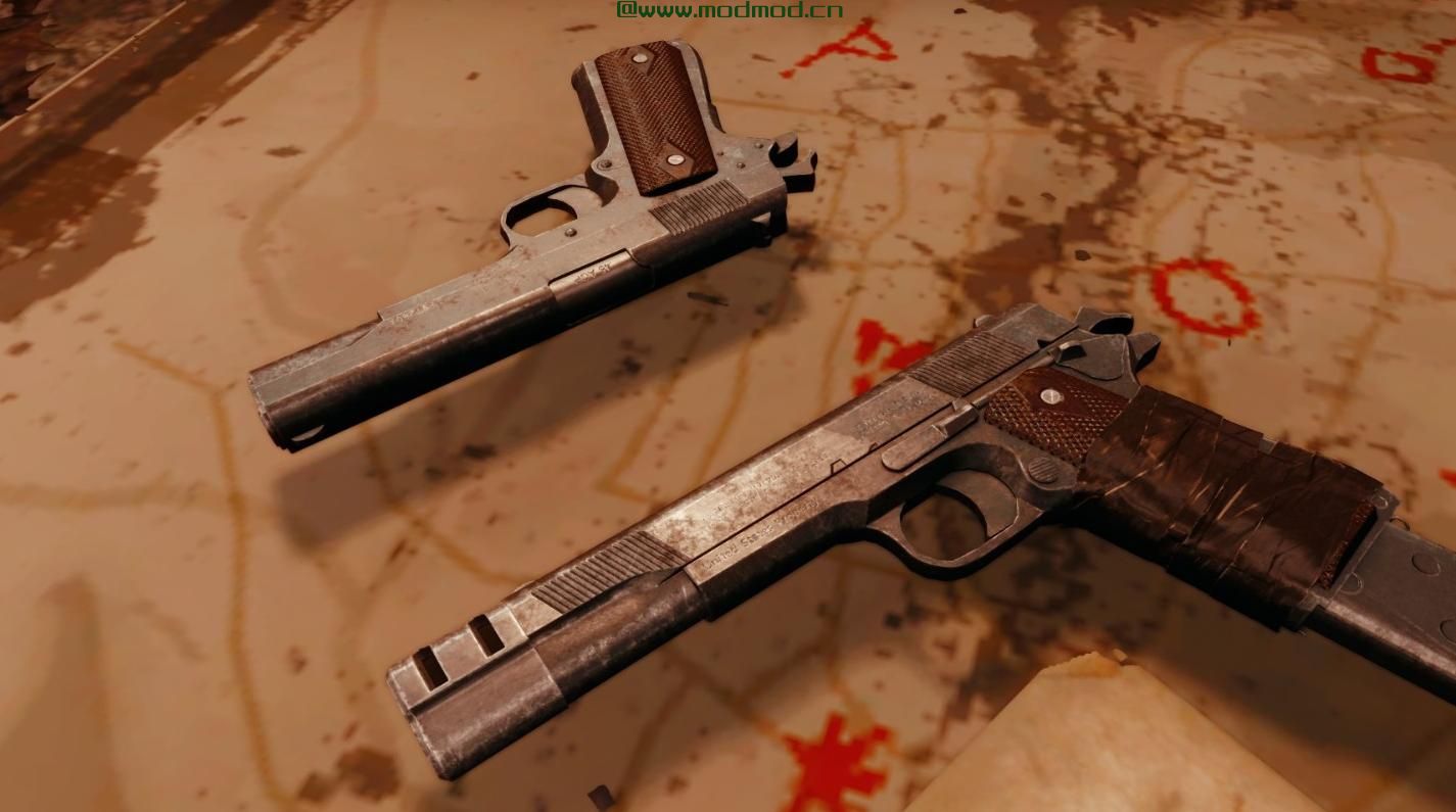 辐射4MOD .45手枪（Colt M1911）