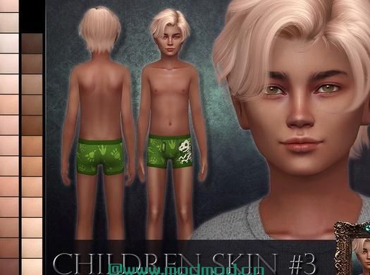 模拟人生4MOD Children Skin 3 儿童皮肤