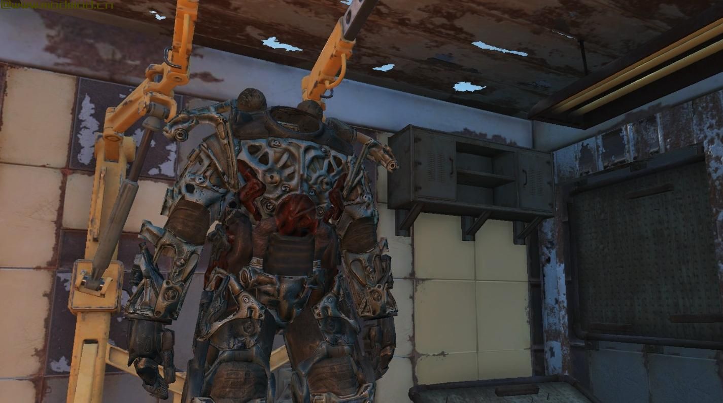 辐射4MOD 生动的辐射 - 力量装甲框架