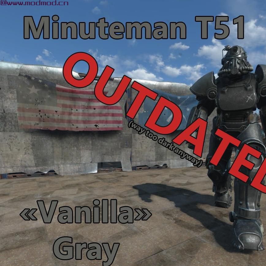 MMP4APA  - 适用于所有动力装甲的民兵油漆（灰色或蓝色）