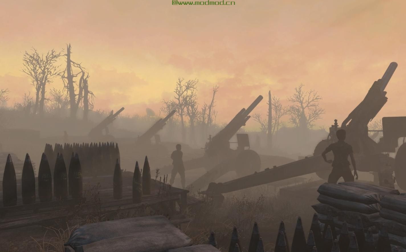 辐射4MOD 155毫米榴弹炮M1