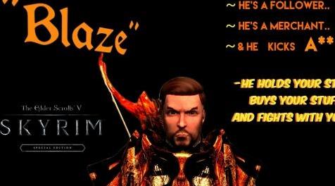 上古卷轴5：重置版MOD Blaze独立的随从和商人1
