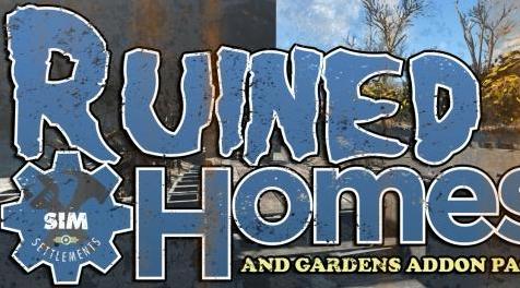辐射4MOD Sim Settlements - Ruined Homes and Gardens Add-on