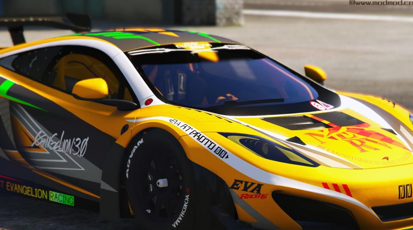 侠盗猎车手5「GTA5」Mod: 迈凯轮MP4-12C GT3 RVA Racing 00 [4K]