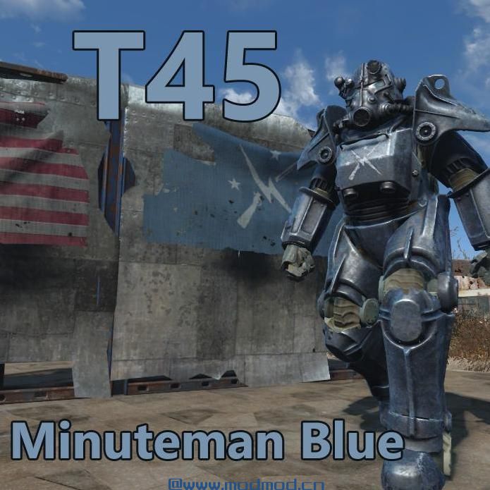 MMP4APA  - 适用于所有动力装甲的民兵油漆（灰色或蓝色）