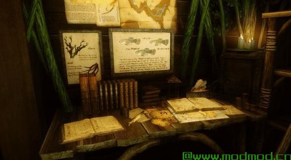 上古卷轴5：天际MOD 【汉化】【房屋MOD】Darkwater Den ~暗水洞穴,一个适合亚龙人种族的住所~ v1.2
