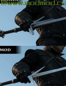 巫师3：狂猎MOD Aerondight Replacer（湖之仙女MOD）