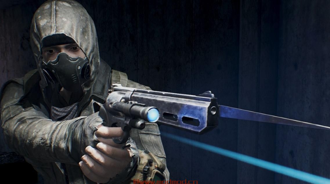 辐射4MOD 战术武器Mods  - 枪支手电筒 - 激光瞄准具 - 和更强的刺刀