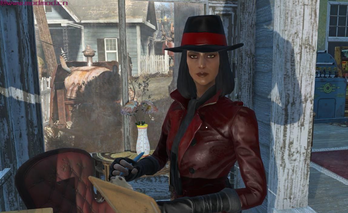 辐射4MOD 风笛风衣外套