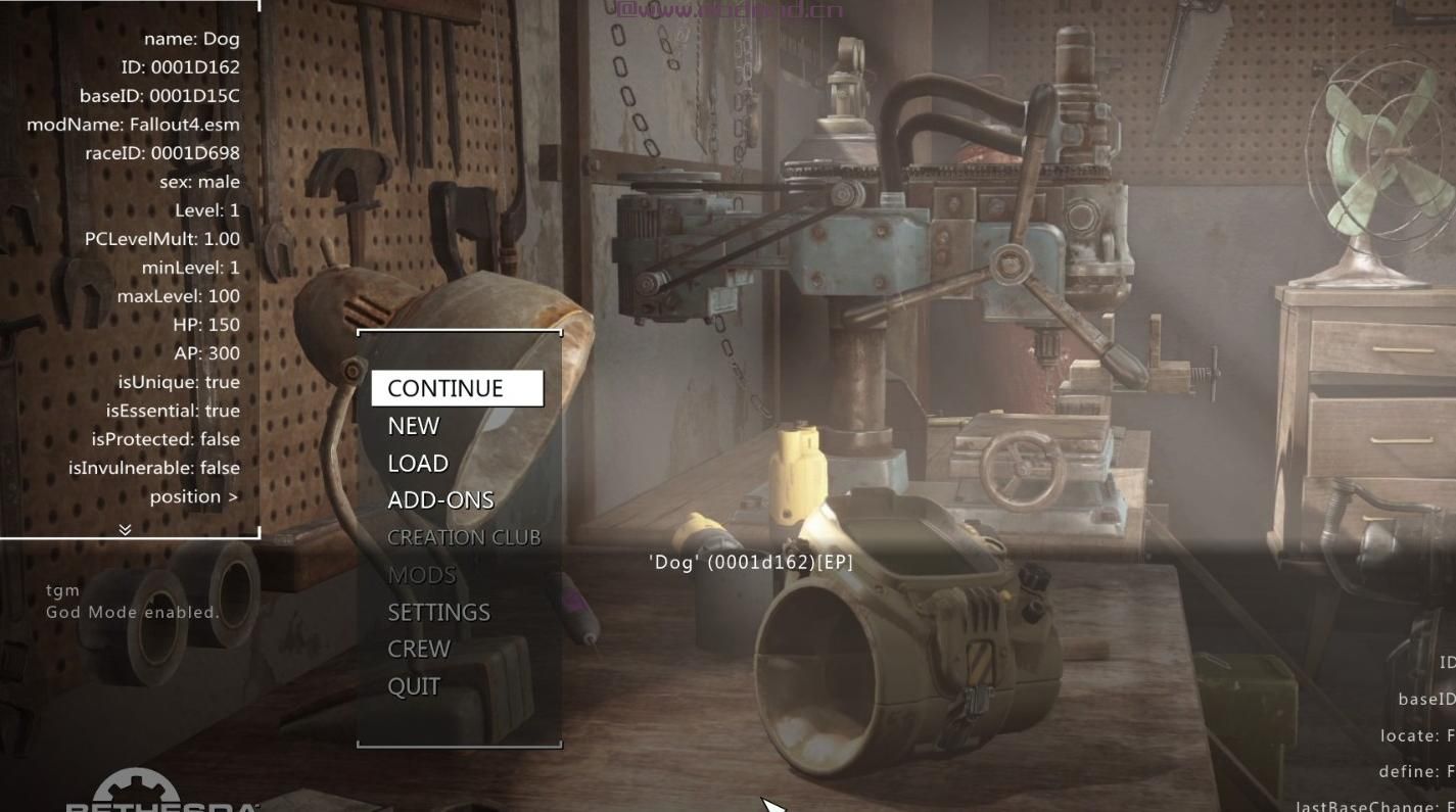 辐射4MOD 更好的控制台 -  F4SE