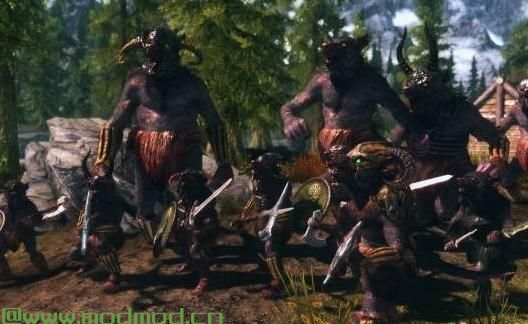 上古卷轴5：天际MOD (汉化+搬运) 鼠人军团--V1.0-雪鼠的各种变种怪物