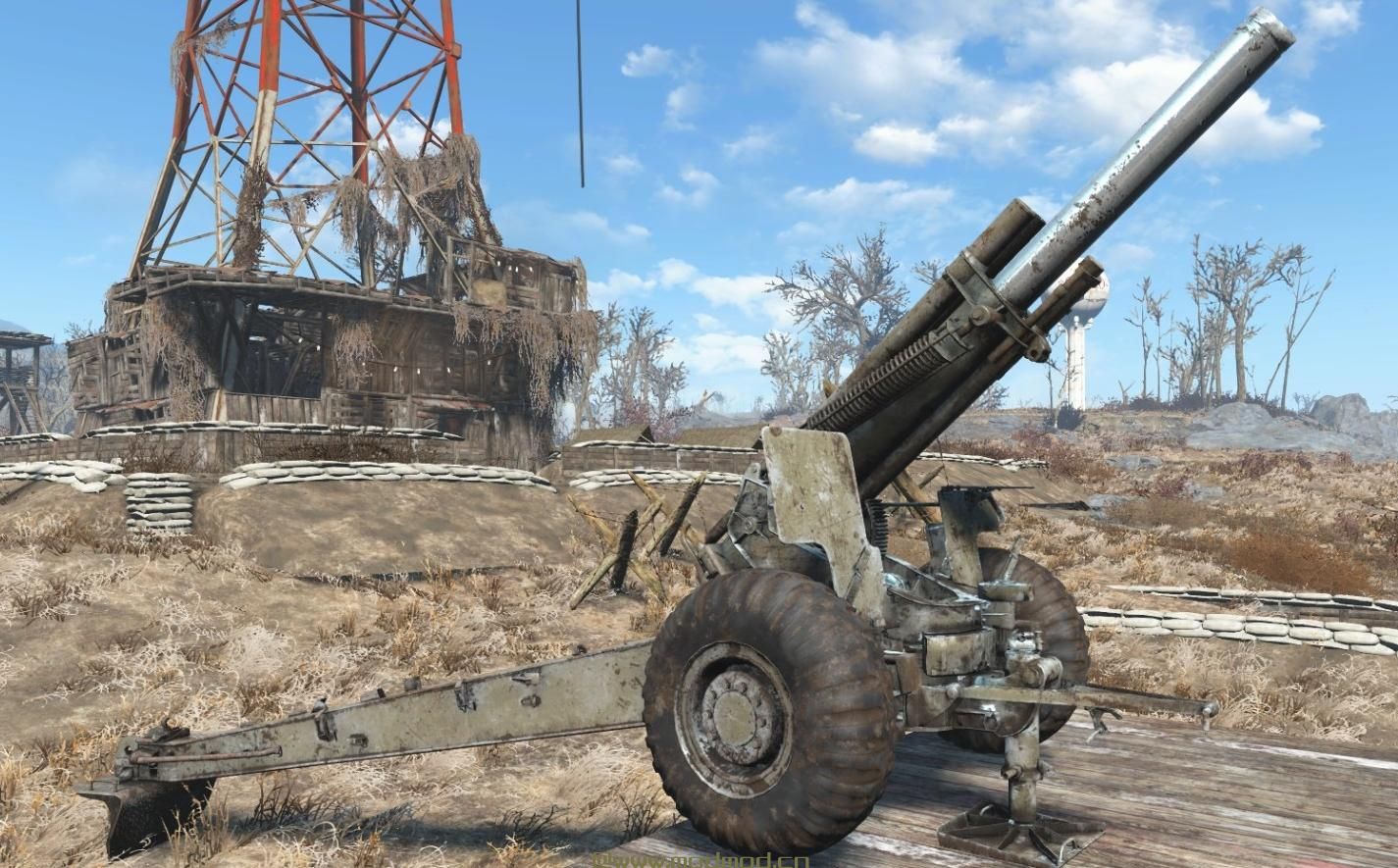 辐射4MOD 155毫米榴弹炮M1