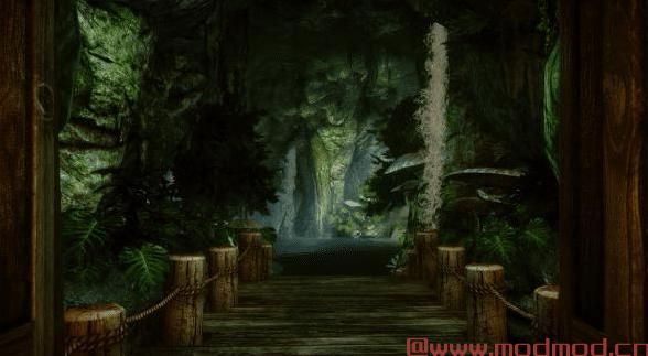 上古卷轴5：天际MOD 【汉化】【房屋MOD】Darkwater Den ~暗水洞穴,一个适合亚龙人种族的住所~ v1.2