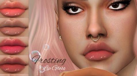 模拟人生4MOD Frosting Lip Gloss N197 口红