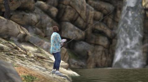 侠盗猎车手5「GTA5」Mod: 花童按钮蓝色衬衫