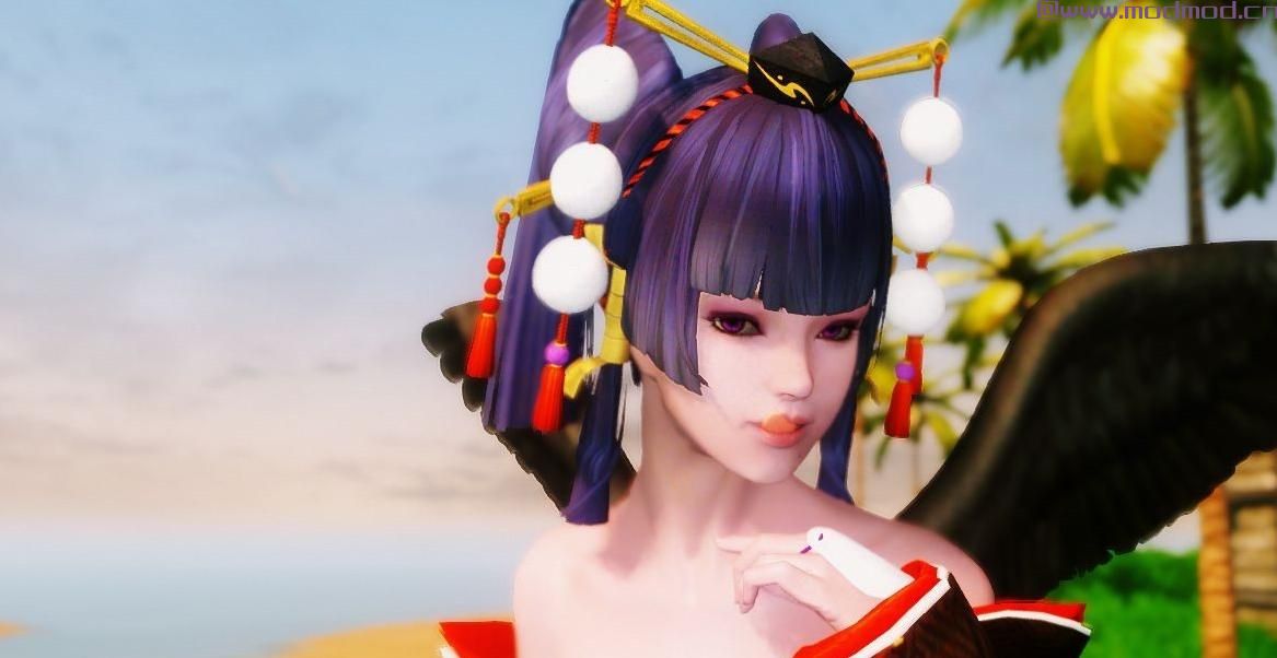 上古卷轴5：天际MOD 天际丽人团福利，女天狗随从
