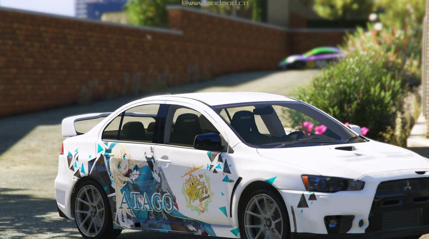 侠盗猎车手5「GTA5」Mod: 三菱Lancer EVO X FQ-400 Kantai系列