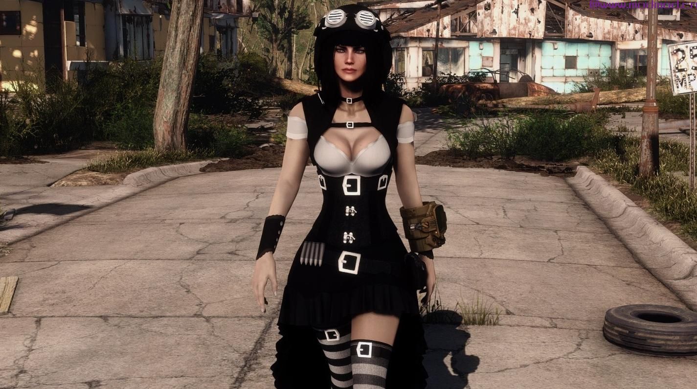 Ashara FO4蒸汽朋克女士 -  CBBE  -  BodySlide