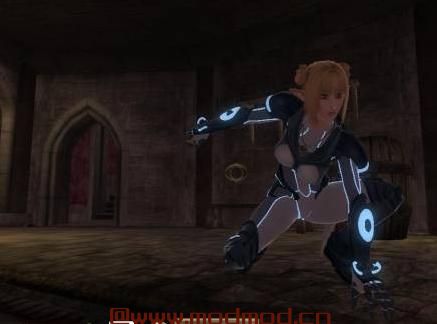 上古卷轴5：天际MOD 四代的一套衣服GhostArmor，外送一把匕首