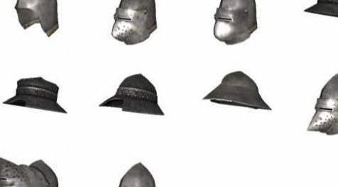 骑马与砍杀MOD Late Medieval Helmets V2 头盔