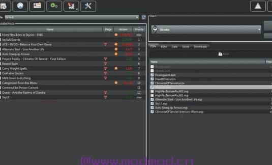 上古卷轴5：天际MOD Mod Organizer 更新v1.3.8
