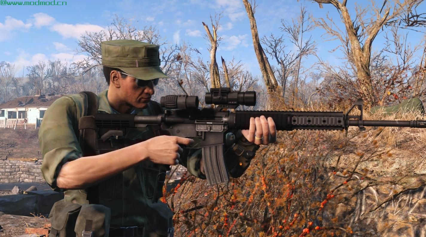 辐射4MOD M16包（原M16A3）