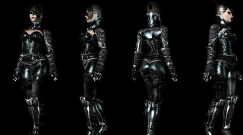 上古卷轴5：天际MOD 自改TBBP双摇 高清版吸血贵族紧身战甲 Lustmord Vampire Armor