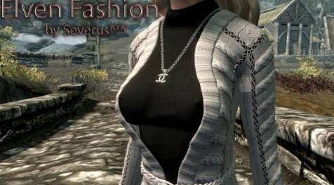 上古卷轴5：天际MOD Elven Fashion armor 时尚精灵护甲