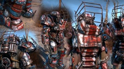 辐射4MOD Raider Power Armor Chop-Shop