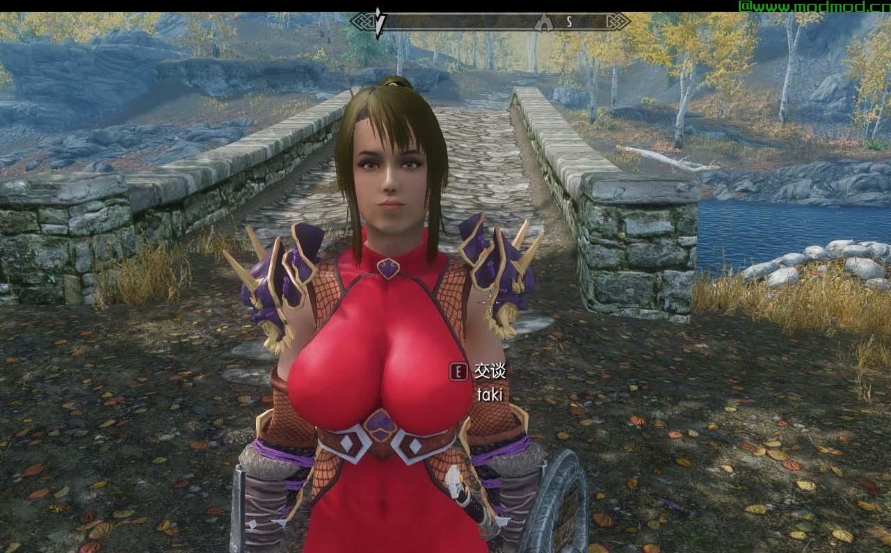 上古卷轴5：天际MOD 灵魂能力系列女忍者多喜的服装mod