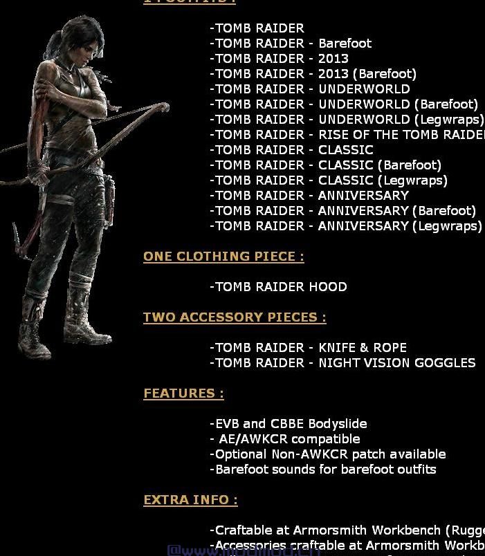 古墓丽影服装(EVB-CBBE)(AE-AWKCR)