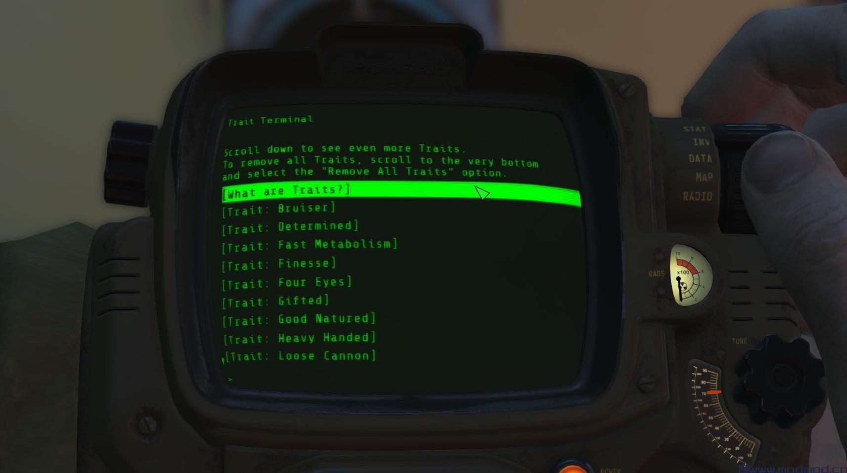 特质和更多额外津贴