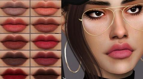 模拟人生4MOD Vision Lipstick N199 口红