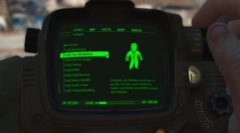 辐射4MOD 特质和更多额外津贴