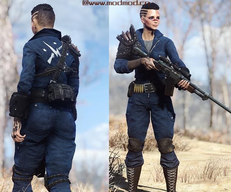 Eli’s Utility Jumpsuits - Vault - Factions - Camos (CBBE and