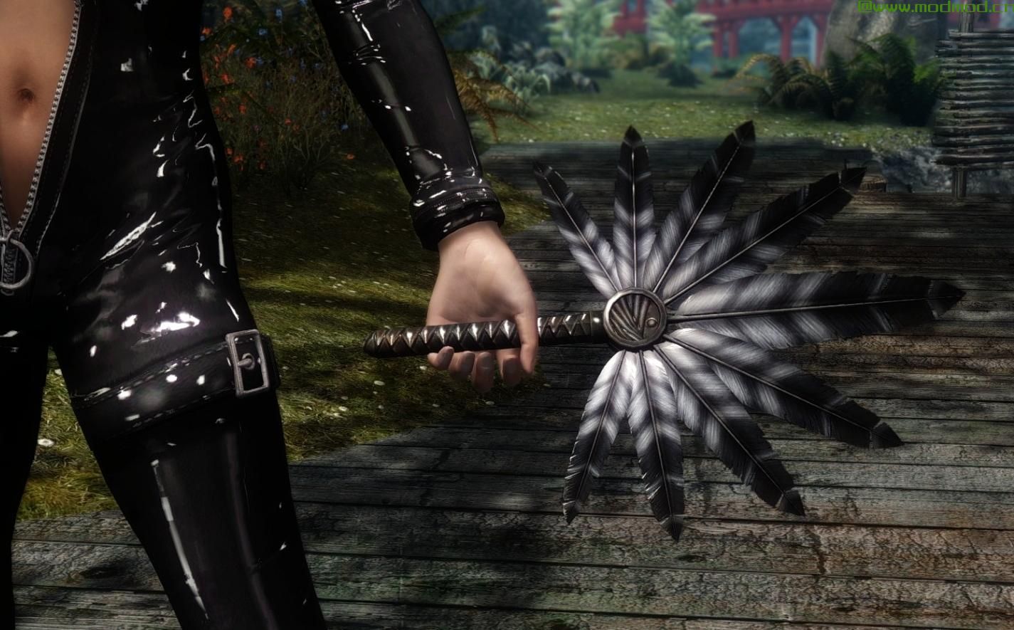 上古卷轴5：天际MOD DOA5女天狗的紧身皮衣分享出来啦！有能力的滚友快去原址点赞吧！