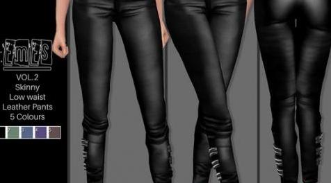 模拟人生4MOD EMES - V2 - Leather Pants 皮裤