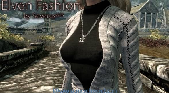 上古卷轴5：天际MOD Elven Fashion armor 时尚精灵护甲