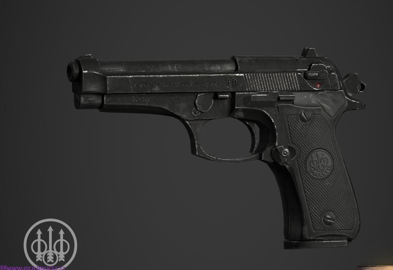 辐射4MOD Beretta M9-FS手枪（92FS）