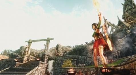 上古卷轴5：天际MOD 关银屏&mdash;&mdash;替换塔洛斯雕像