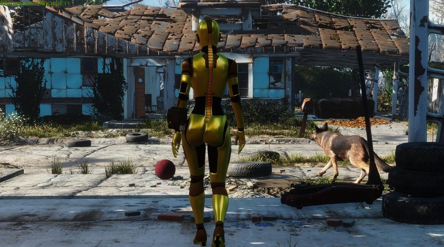 Ashara FO4 Cyborg Armour - CBBE - BodySlide - Vanilla