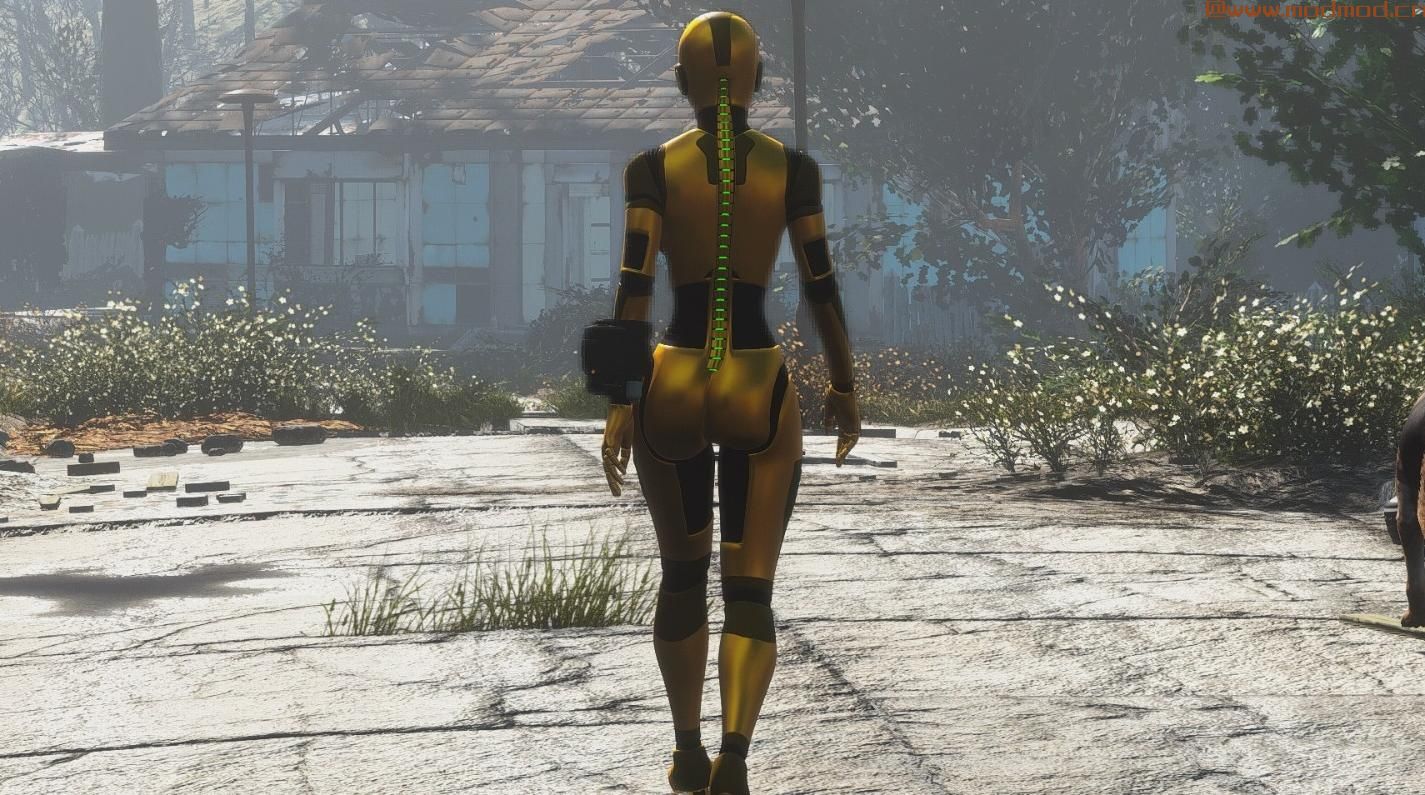 Ashara FO4 Cyborg Armour - CBBE - BodySlide - Vanilla