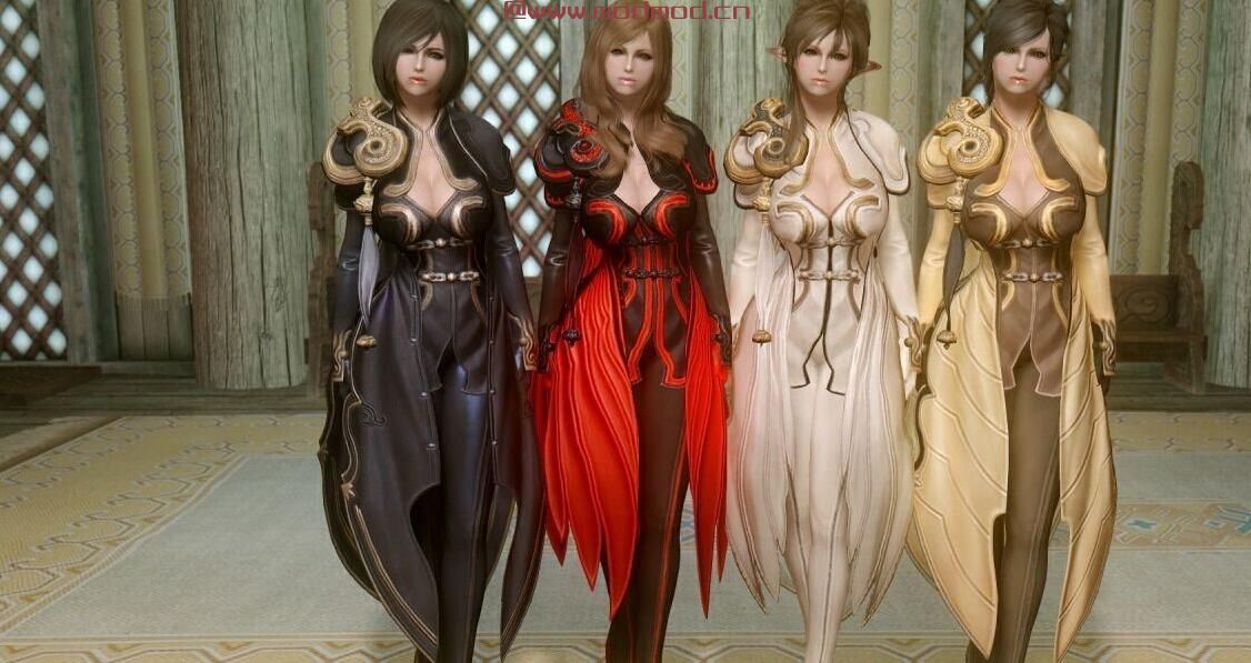 上古卷轴5：天际MOD Blade and Soul - Sishe Bodyslide服装CBBE