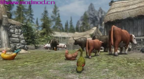 上古卷轴5：天际MOD 农场动物
