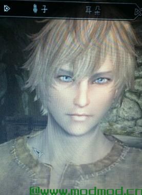 上古卷轴5：天际MOD 韩国的男性美化，很赞，能捏出日系风帅哥了