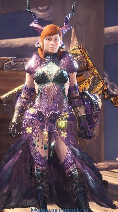 怪物猎人：世界MOD Kulve Taroth Beta服装重新着色